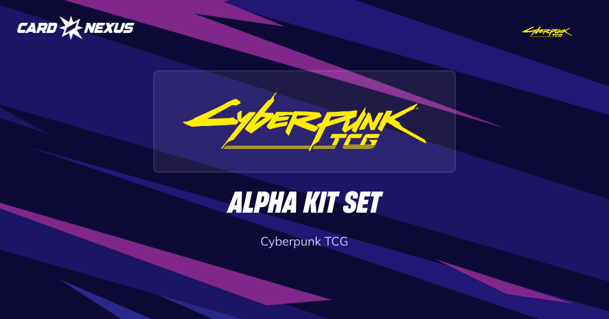 Alpha Kit Set (ALPHA) Cyberpunk TCG Cards — Buy, Prices & Values ...