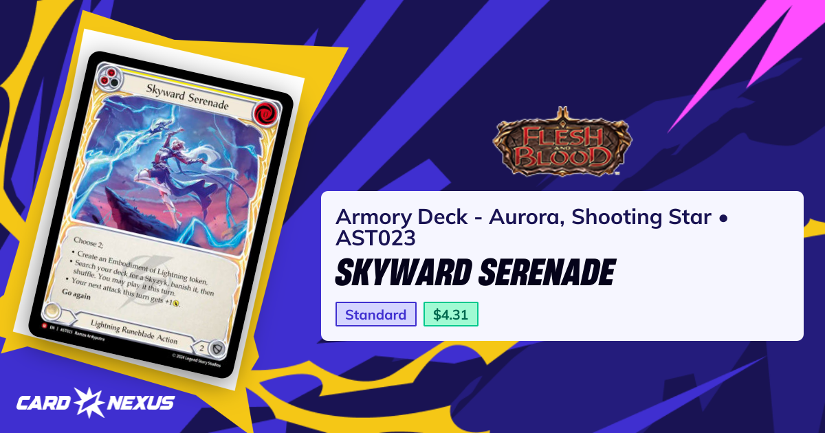 Skyward Serenade #AST023 — Armory Deck - Aurora, Shooting Star