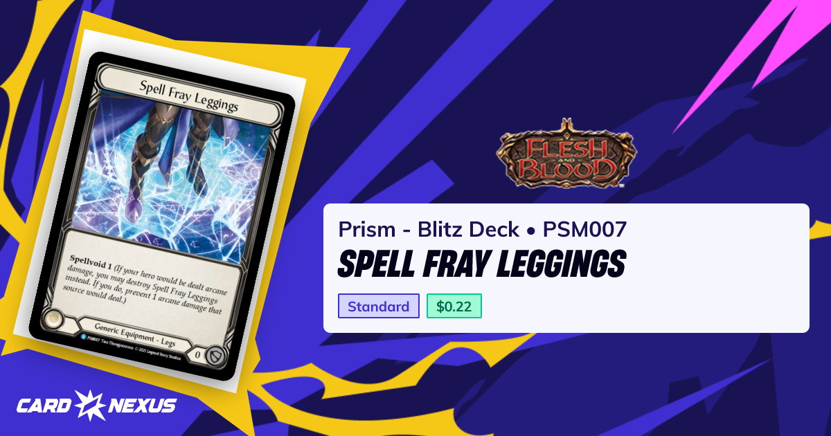 Spell Fray Leggings #PSM007 — Prism - Blitz Deck (PRISM-BLITZ-DECK ...