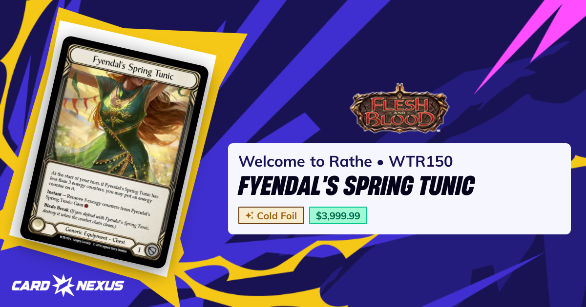 Fyendal's Spring Tunic #WTR150 — Welcome to Rathe (WELCOME-TO-RATHE ...