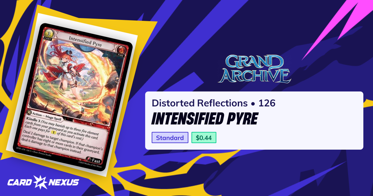 Intensified Pyre #126 — Distorted Reflections (DTR)