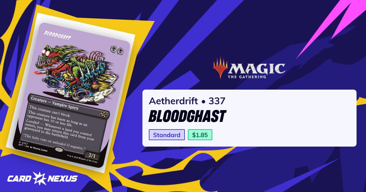 Bloodghast #337 — Aetherdrift (DFT) — Magic: The Gathering — Buy ...