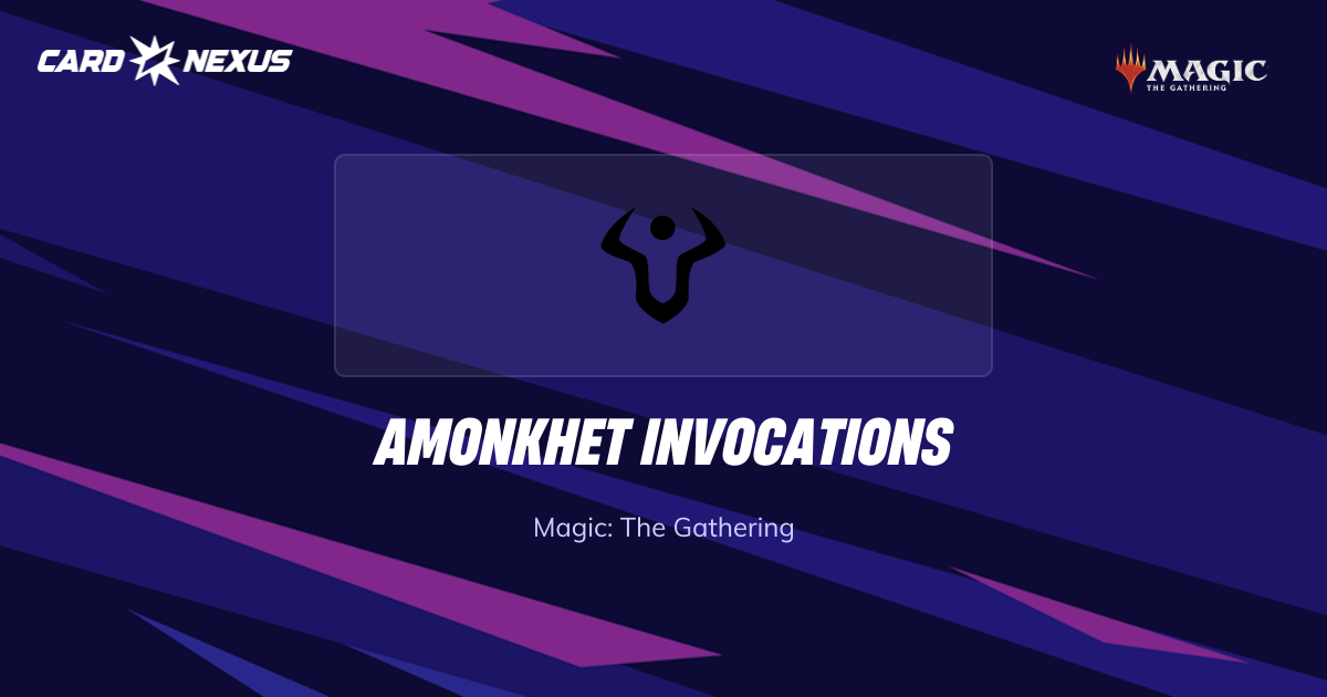 Amonkhet Invocations (MP2) Magic: The Gathering Cards — Buy, Prices ...