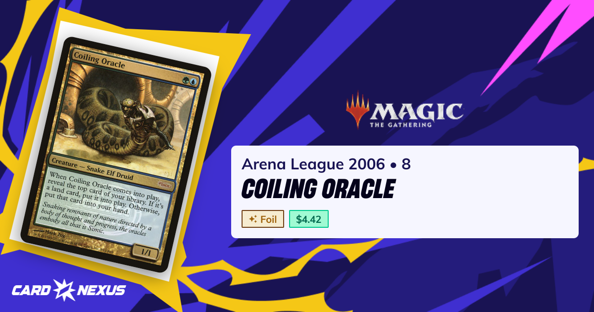 Coiling Oracle #8 — Arena League 2006 (PAL06) — Magic: The Gathering ...