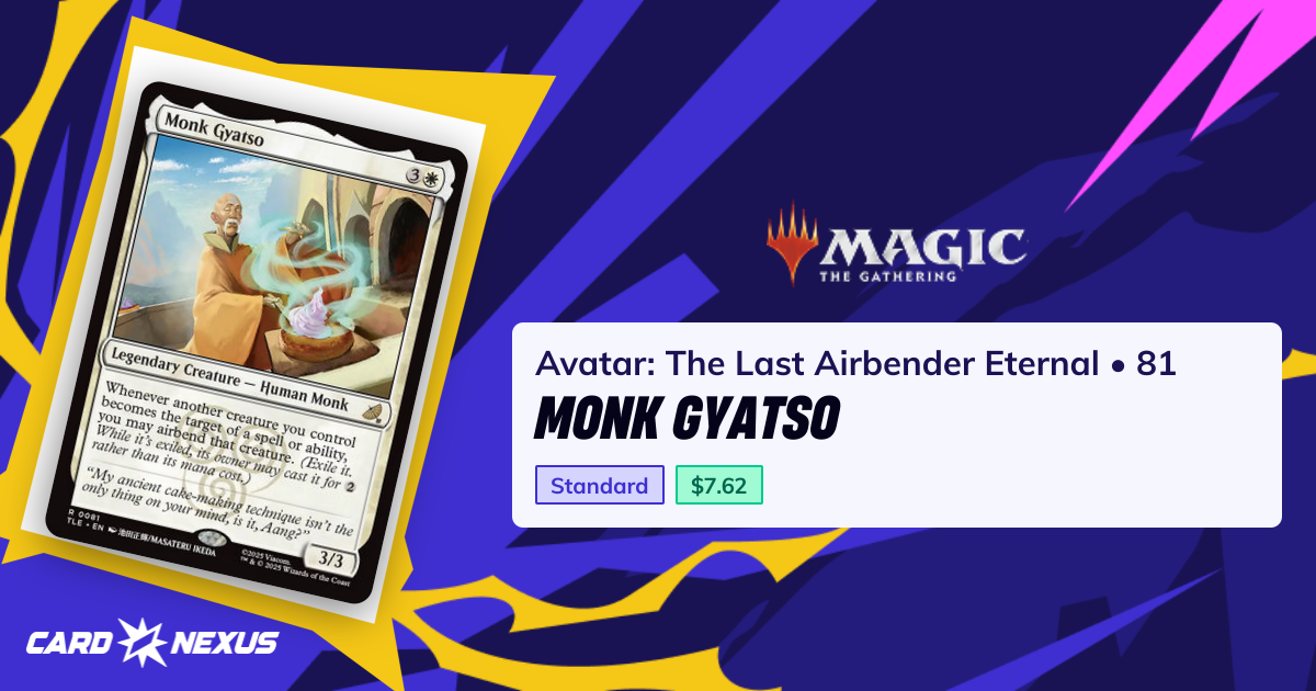 Monk Gyatso #81 — Avatar: The Last Airbender Eternal (TLE)