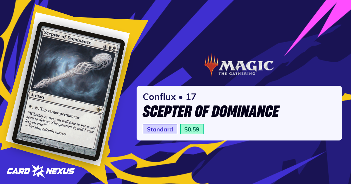 Scepter of Dominance #17 — Conflux (CON) — Magic: The Gathering — Buy ...