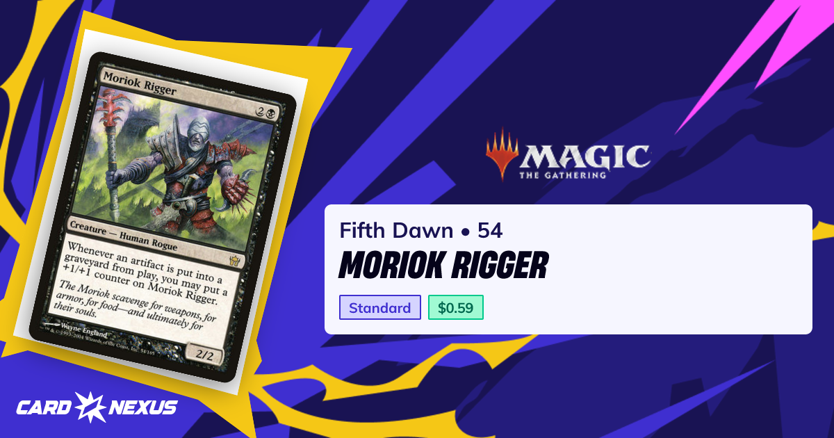 Moriok Rigger #54  Fifth Dawn (5DN)  Magic: The Gathering  Buy & Prices  - CardNexus