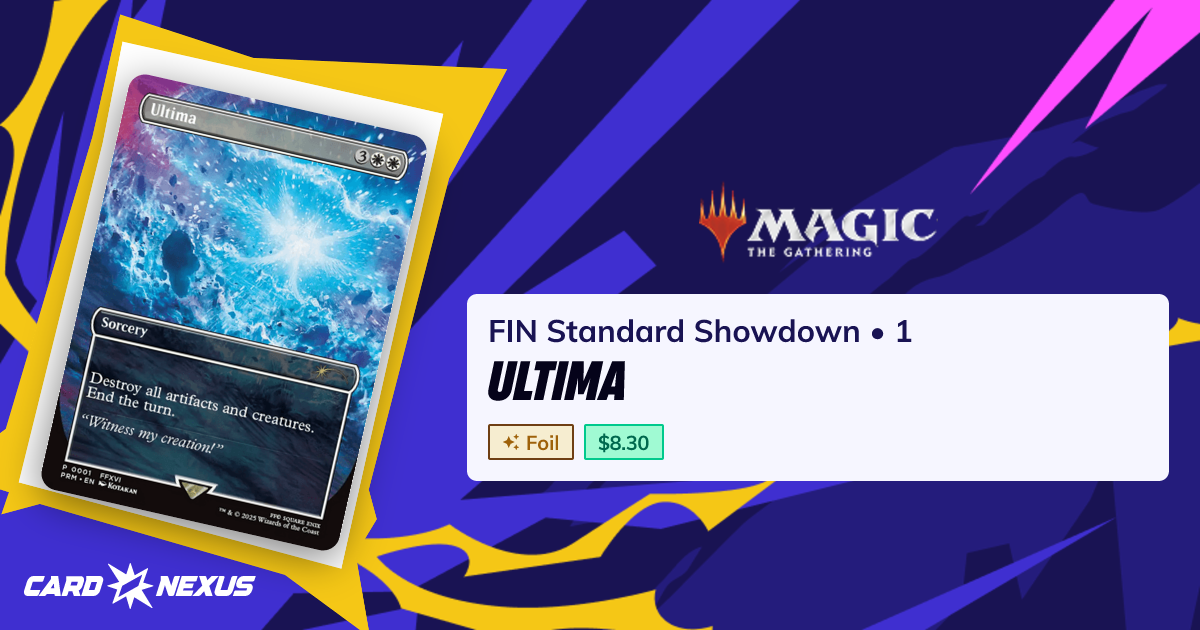 Ultima #1 — FIN Standard Showdown (PSS5) — Magic: The Gathering — Buy ...