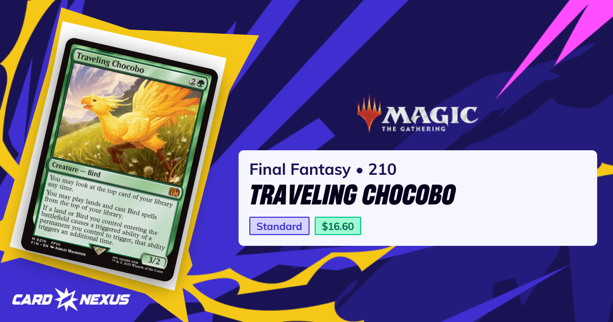 Traveling Chocobo #210 — Final Fantasy (FIN)