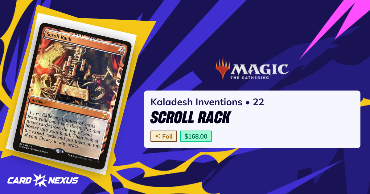 Scroll Rack #22 — Kaladesh Inventions (MPS) — Magic: The Gathering ...
