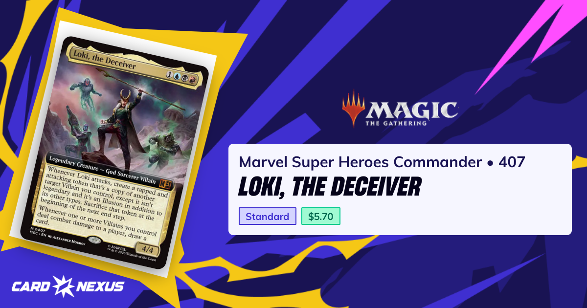 Loki, the Deceiver #407 — Marvel Super Heroes Commander (MSC) — Magic ...