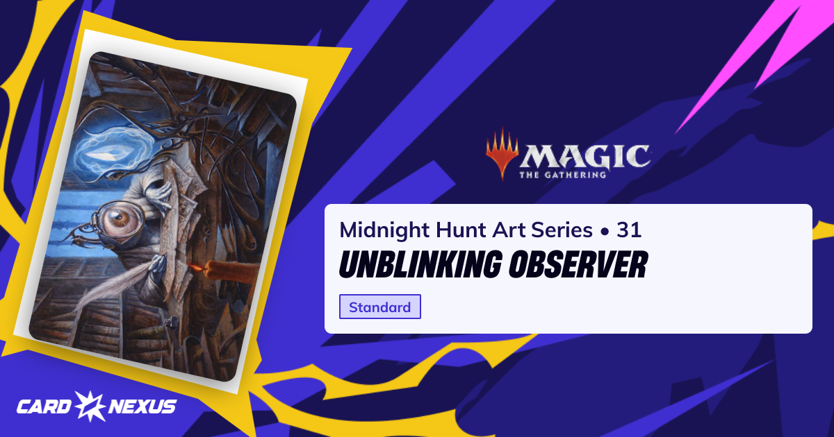 Unblinking Observer #31 — Midnight Hunt Art Series (AMID) — Magic: The ...