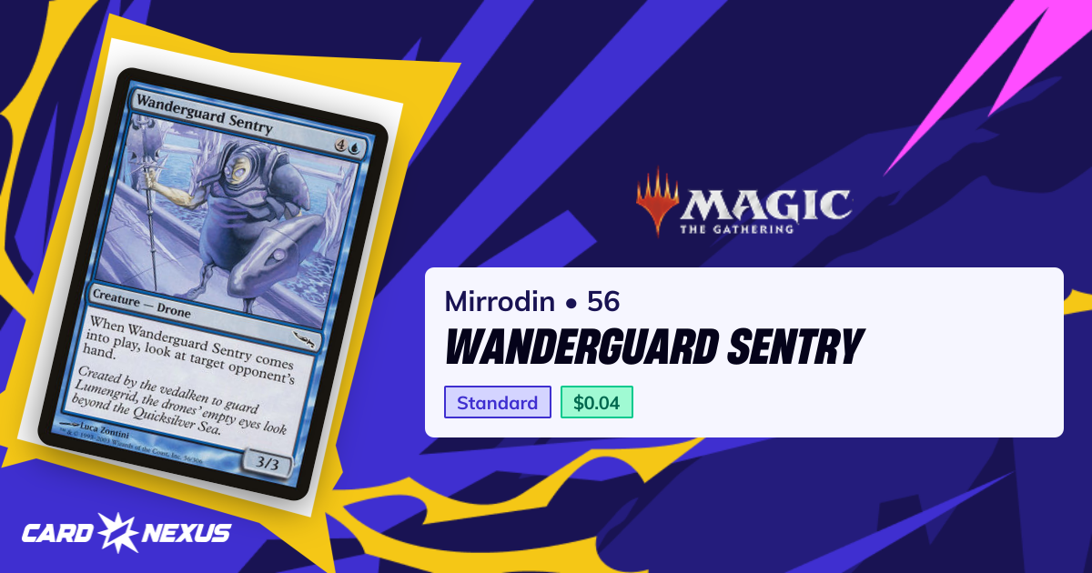 Wanderguard Sentry #56 — Mirrodin (MRD) — Magic: The Gathering — Buy ...