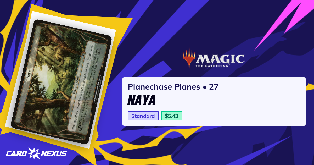 Naya #27  Planechase Planes (OHOP)  Magic: The Gathering  Buy & Prices -  CardNexus