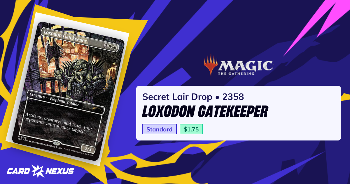 Loxodon Gatekeeper #2358 — Secret Lair Drop (SLD) — Magic: The ...