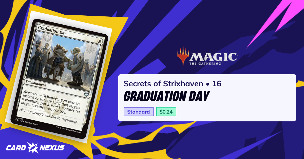 Graduation Day #16 — Secrets of Strixhaven (SOS) — Magic: The Gathering ...