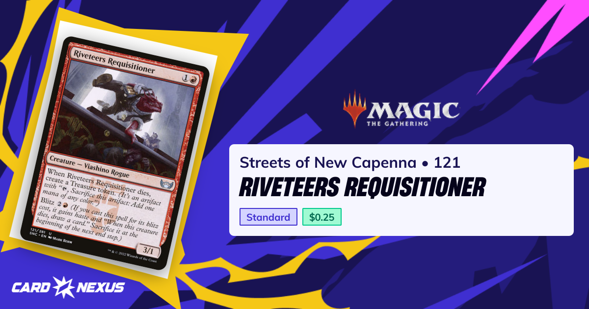 Riveteers Requisitioner #121 — Streets of New Capenna (SNC) — Magic ...