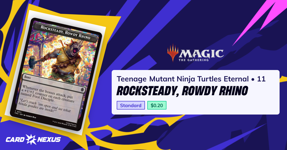 Rocksteady, Rowdy Rhino #11 — Teenage Mutant Ninja Turtles Eternal (TMC ...