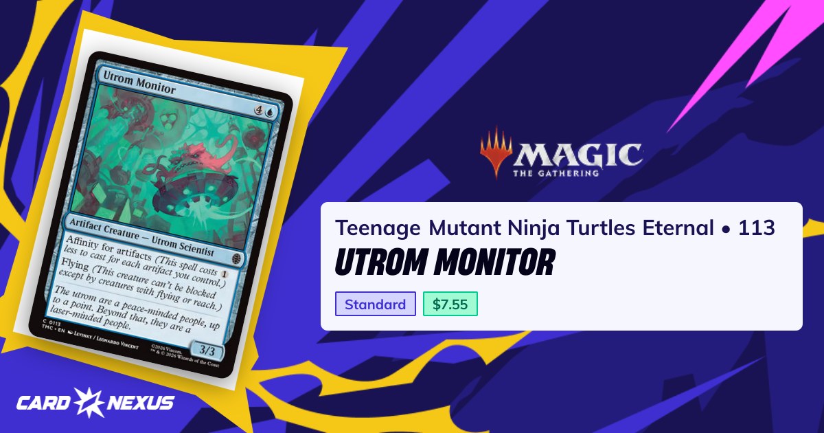 Utrom Monitor #113 — Teenage Mutant Ninja Turtles Eternal (TMC) — Magic ...