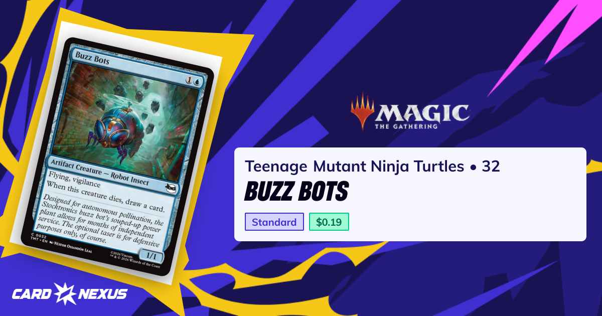 Buzz Bots #32 — Teenage Mutant Ninja Turtles (TMT) — Magic: The ...