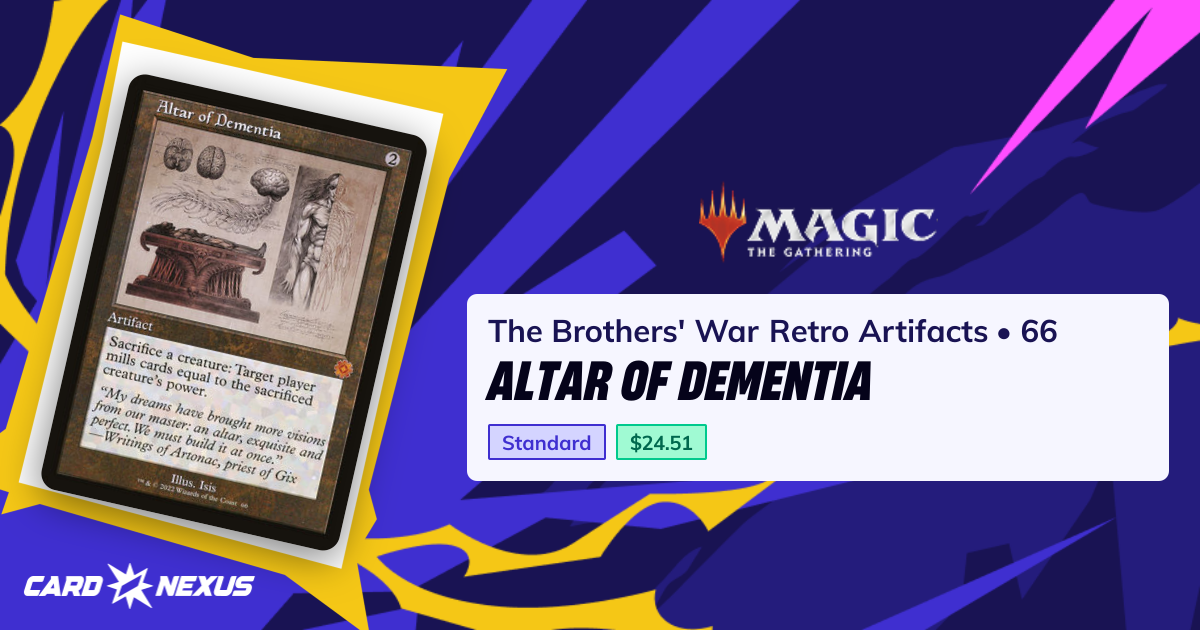 Altar of Dementia #66 — The Brothers' War Retro Artifacts