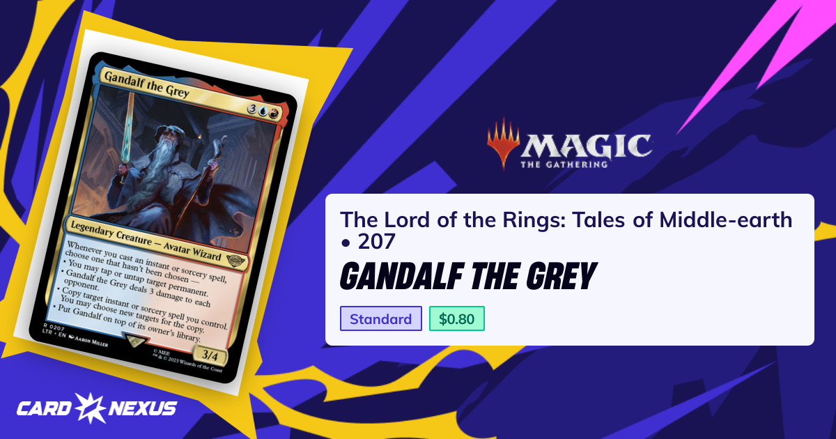 Gandalf the Grey #207 — The Lord of the Rings: Tales of Middle-earth ...