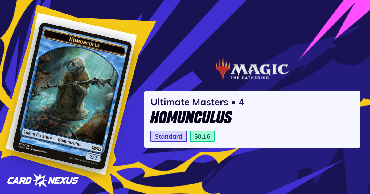 Homunculus #4 — Ultimate Masters (UMA) — Magic: The Gathering — Buy ...