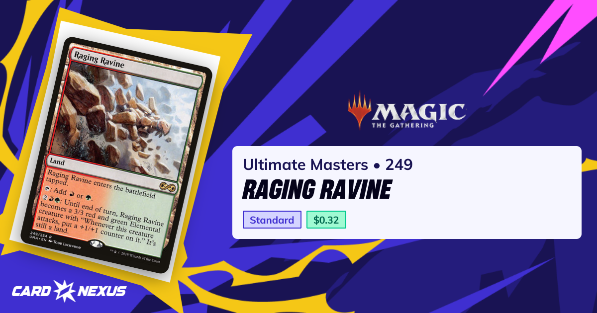 Raging Ravine #249 — Ultimate Masters (UMA) — Magic: The Gathering ...