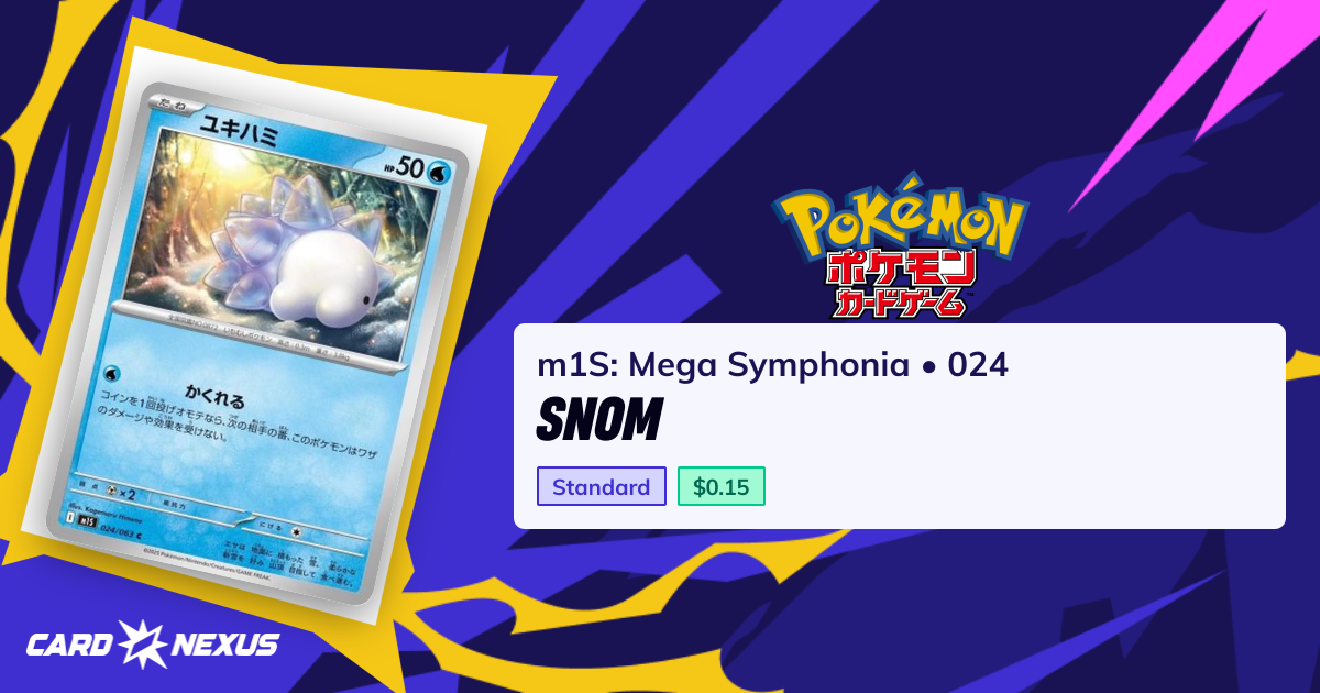 Snom #024 — m1S: Mega Symphonia (M1S-MEGA-SYMPHONIA) — Pokemon Japan ...
