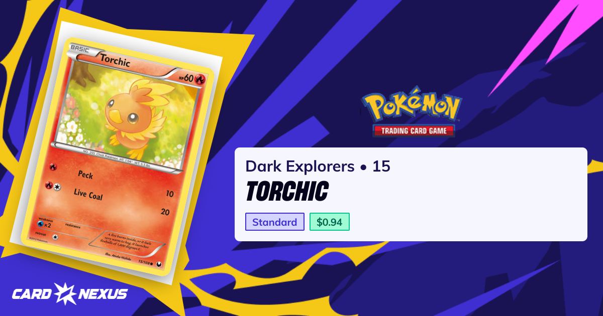 Torchic #15 — Dark Explorers (DARK-EXPLORERS) — Pokemon — Buy & Prices ...