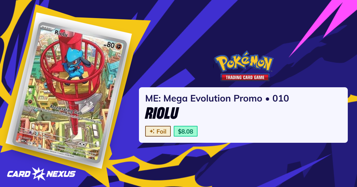 Riolu #010 — ME: Mega Evolution Promo (ME-MEGA-EVOLUTION-PROMO ...