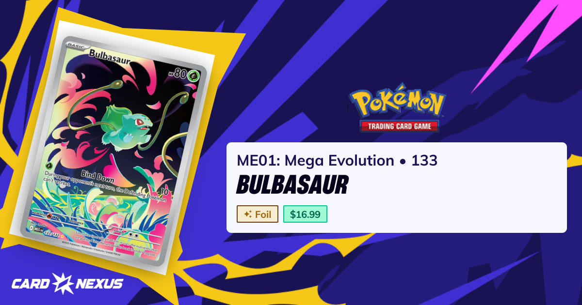 Bulbasaur #133 — ME01: Mega Evolution