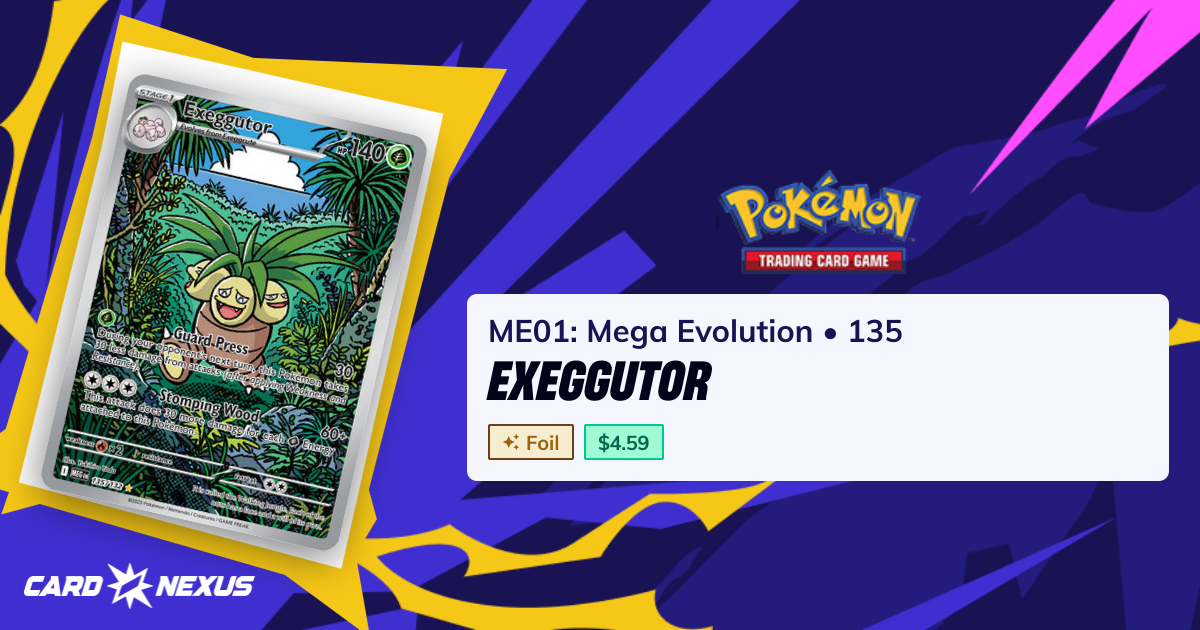 Exeggutor #135 — ME01: Mega Evolution (ME01-MEGA-EVOLUTION) — Pokemon ...