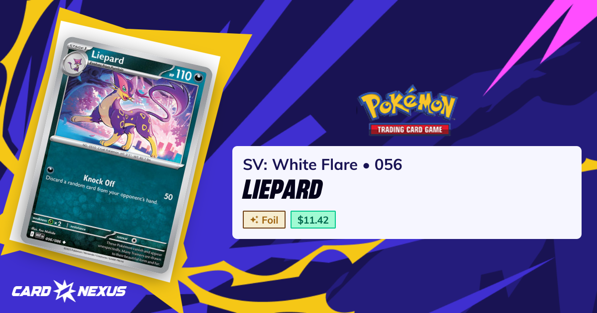 Liepard #056 — SV: White Flare