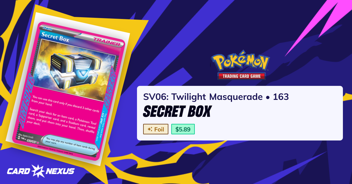 Secret Box #163 — SV06: Twilight Masquerade