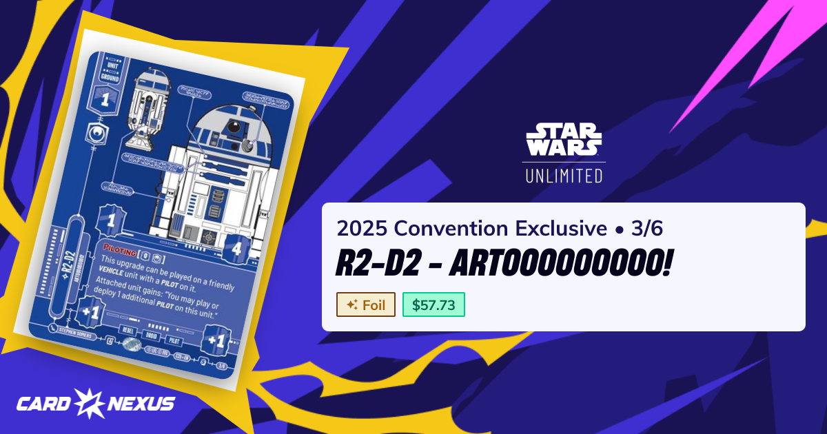 R2-D2 - Artooooooooo! #3/6 — 2025 Convention Exclusive (C25) — Star ...