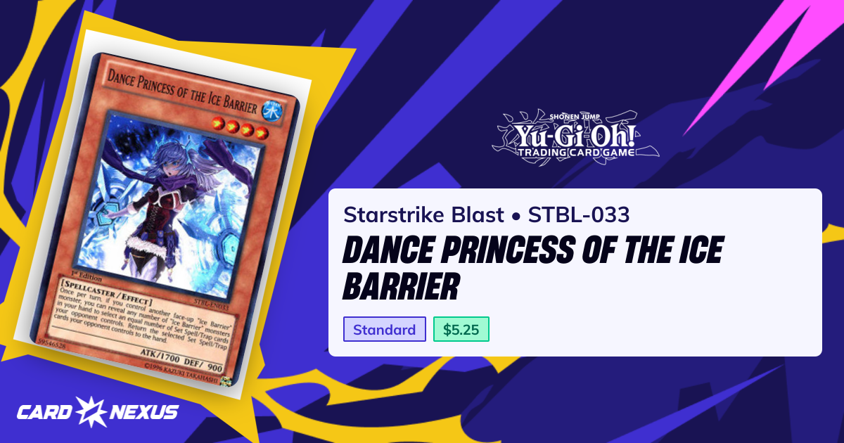 Dance Princess of the Ice Barrier #STBL-033 — Starstrike Blast