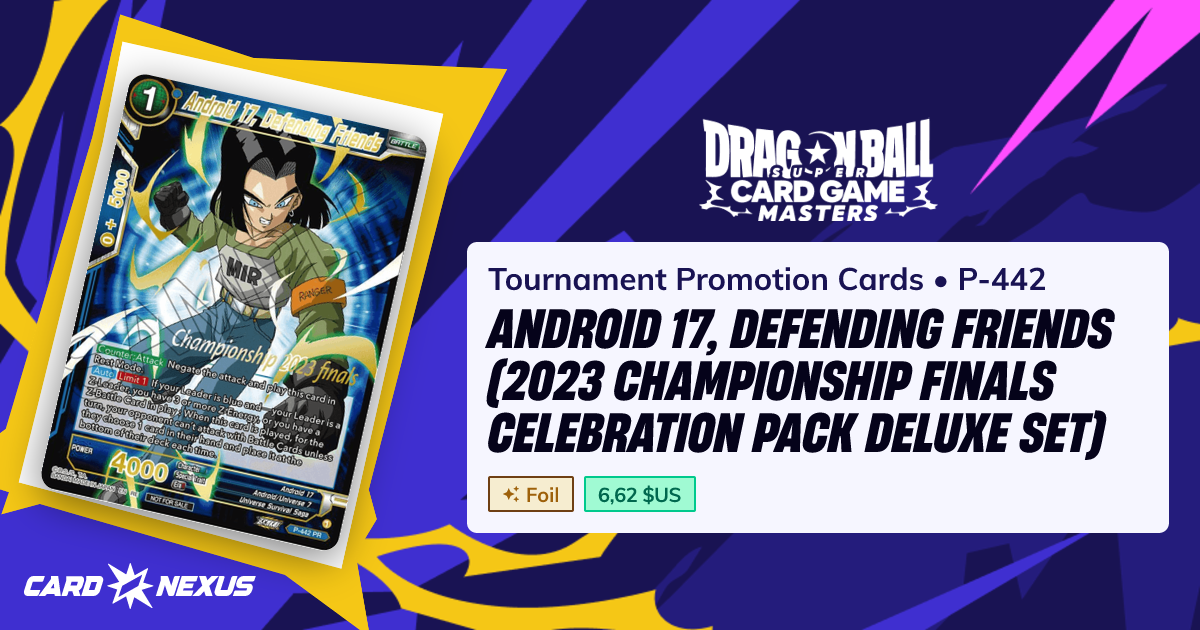 Android 17, Defending Friends (2023 Championship Finals Celebration ...