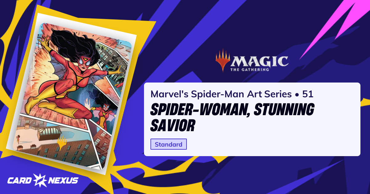 Spider-Woman, Stunning Savior #51 — Marvel's Spider-Man Art Series