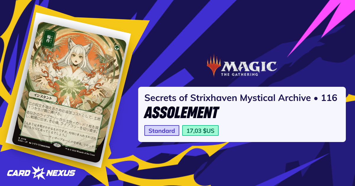 Crop Rotation #116 — Secrets of Strixhaven Mystical Archive (SOA ...