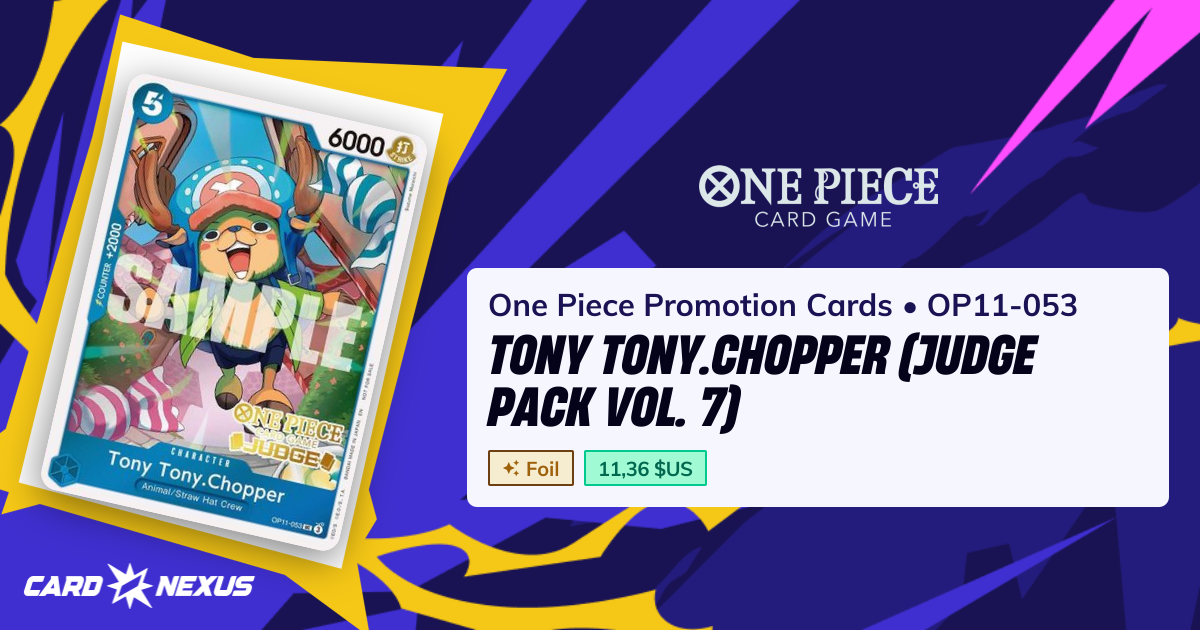 Tony Tony.Chopper (OP11-053) #OP11-053 — One Piece Promotion Cards