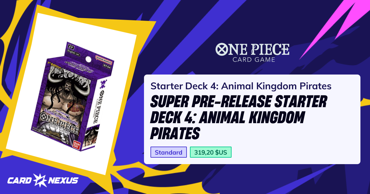 Super Pre-Release Starter Deck 4: Animal Kingdom Pirates — Starter Deck ...